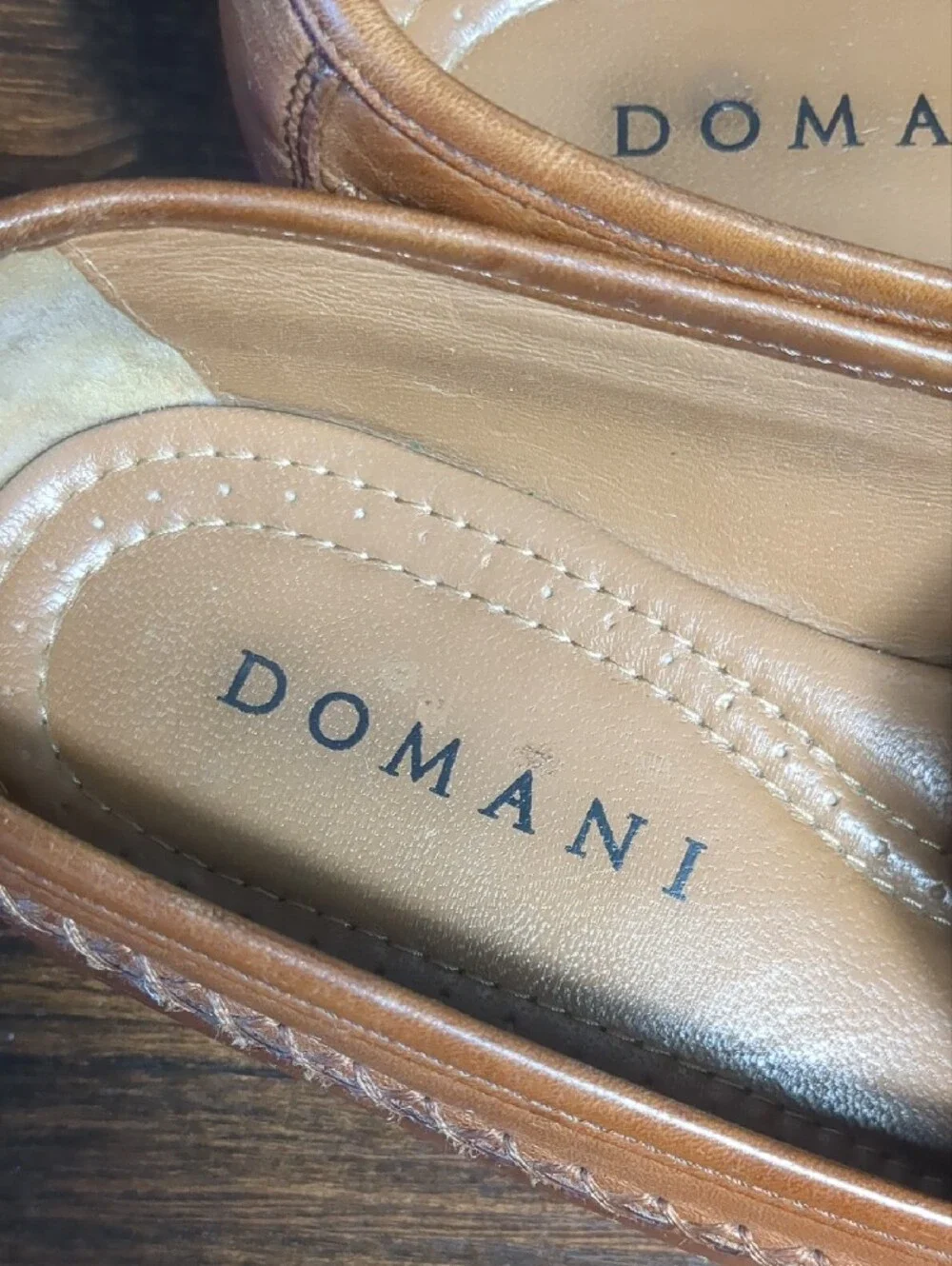 Vintage Domani Johnston & Murphy Brown Leather Kiltie Tassel Loafers Men’s 10.5M